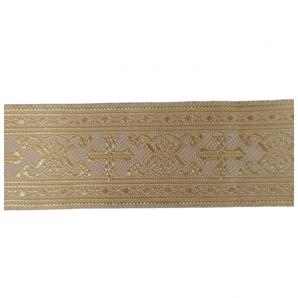 Γαλόνι Ιερατικό Χρυσό-Χρυσό 5cm Art75695